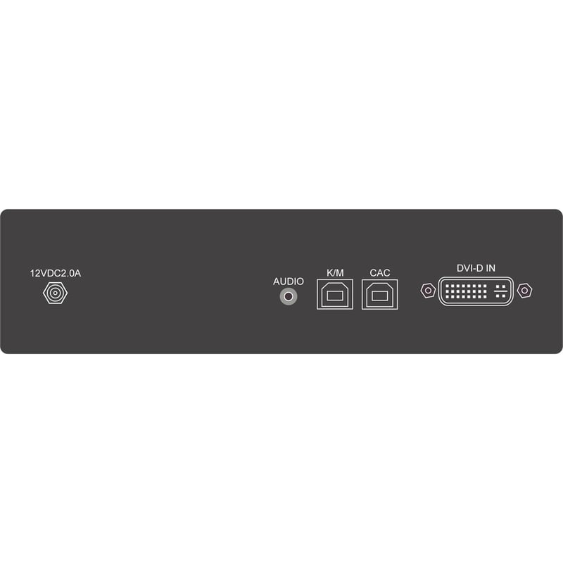 iPGARD Secure 1-Port, Single-Head DVI KVM Switch with Dedicated CAC Port & 4K Support - Thumbnail 3