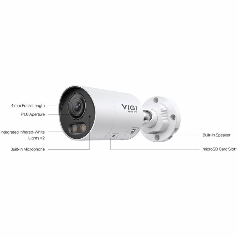 VIGI 4MP OD BULLET NETWORK CAM VIGI 4MP OD COLORPRO BULLET CAMERA - Thumbnail 3