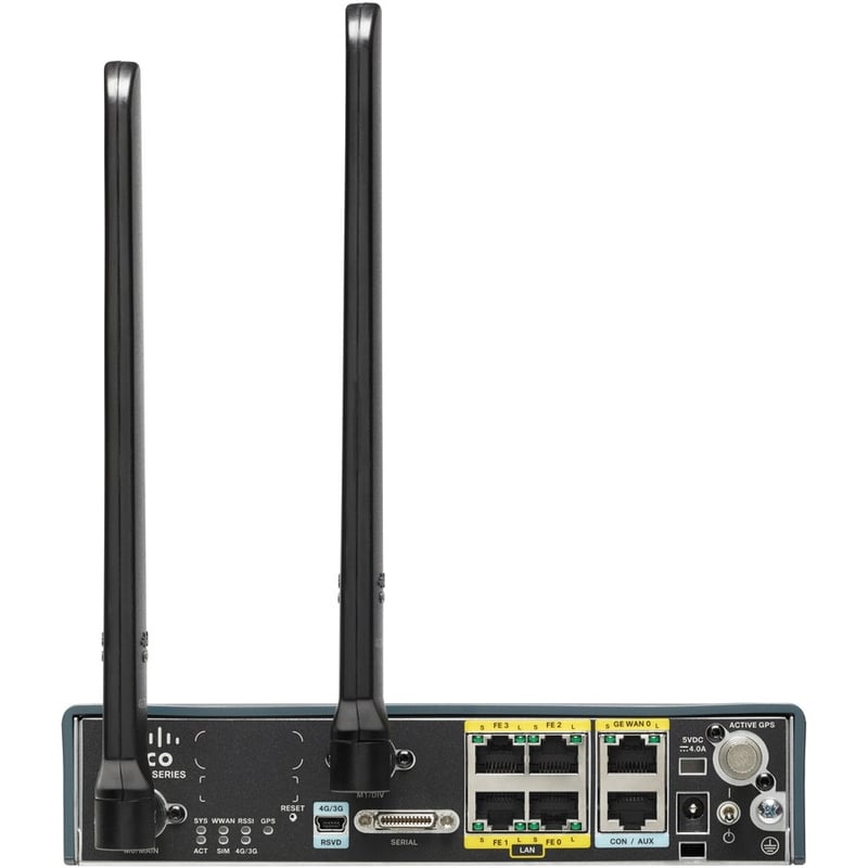 Cisco 819G Cellular, Ethernet Wireless Integrated Services Router - Thumbnail 3