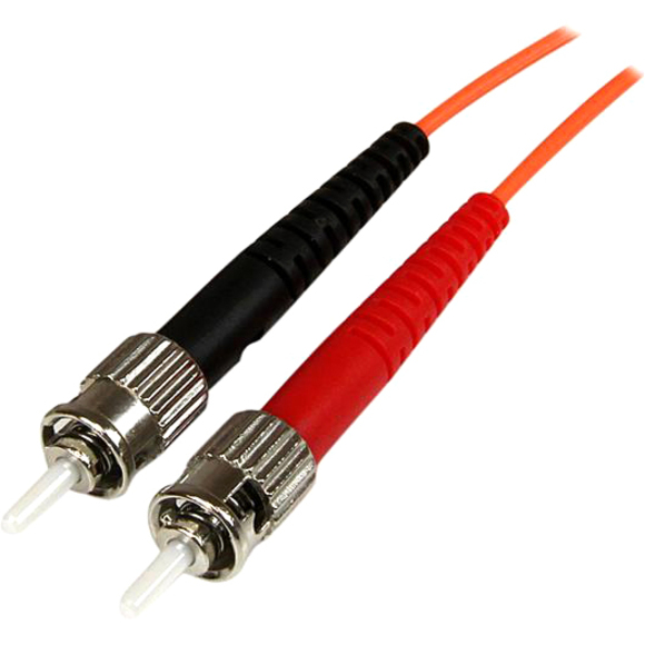 StarTech.com 3m Fiber Optic Cable - Multimode Duplex 50/125 - OFNP Plenum - LC/ST - OM2 - LC to ST Fiber Patch Cable - Thumbnail 4
