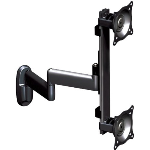 Chief Dual Arm Wall Mount - Dual Display - Black