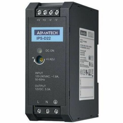 12 VDC DIN RAIL PS D22 DIN RAIL A/D 100-240V 60W 12V - Thumbnail 3