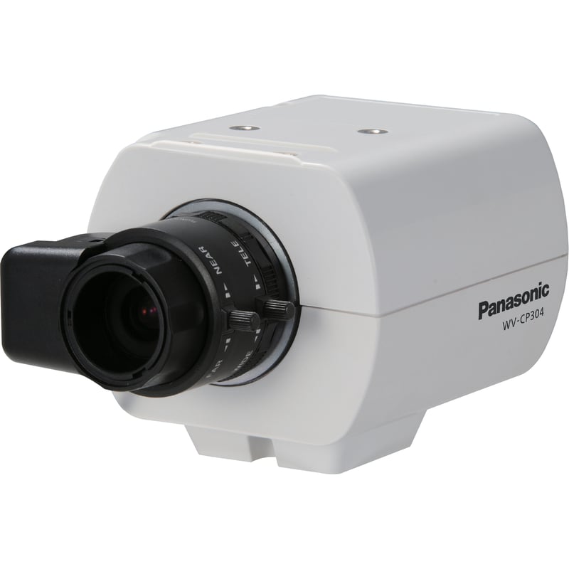 Panasonic WV-CP304 Outdoor Surveillance Camera - Color, Monochrome - Box - Sail White - Thumbnail 1