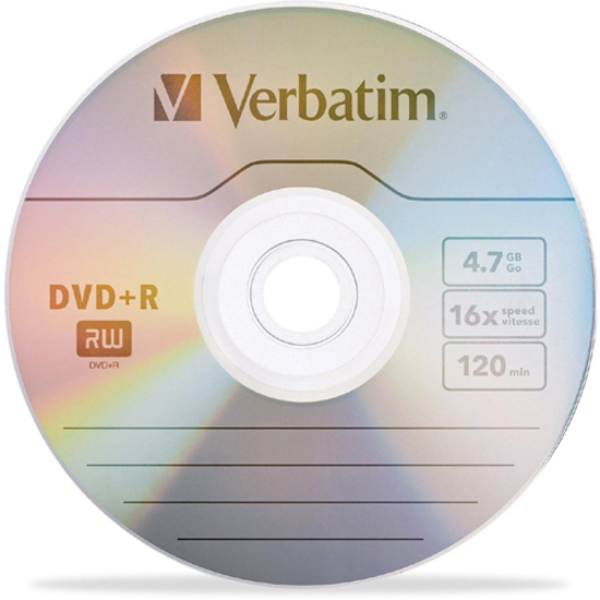 Verbatim AZO DVD+R 4.7GB 16X with Branded Surface - 25pk Spindle - Thumbnail 2