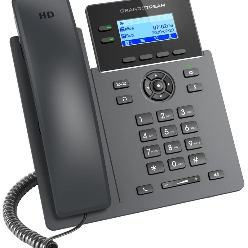 Grandstream GRP2602P IP Phone - Corded - Corded - Wall Mountable, Desktop - Thumbnail 4