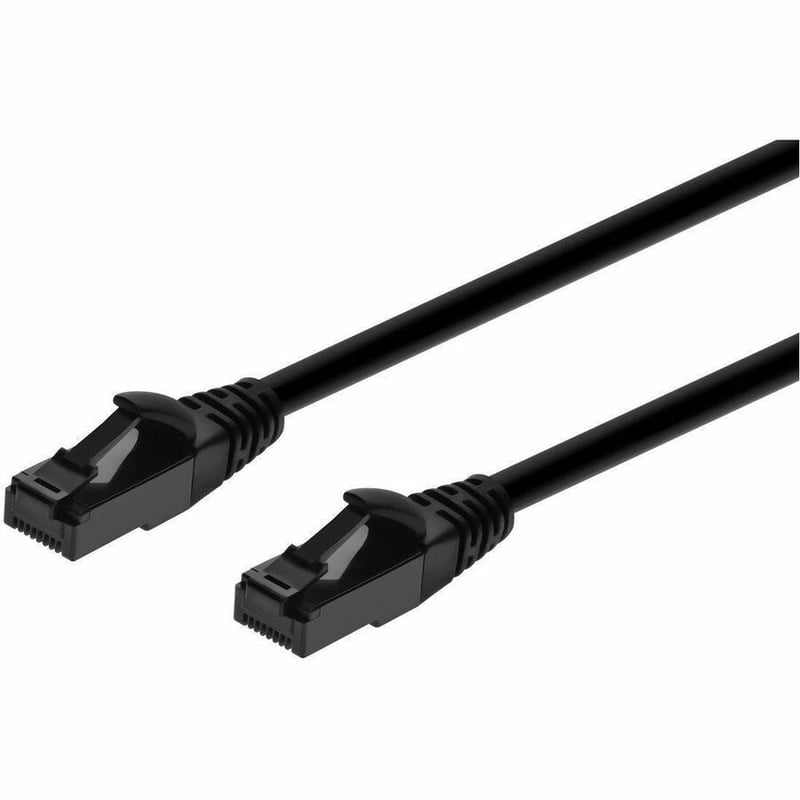 MONOPRICE CAT6A 1FT BLACK FLEXIBLE TPE PATCH CABLE_ UTP_ 24AWG_ 500MHZ_ PURE BAR - Thumbnail 5