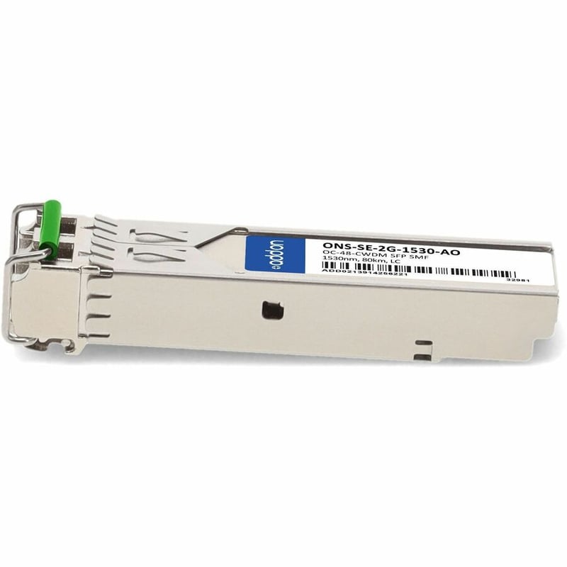 AddOn Cisco® ONS ONS-SE-2G-1530 Compatible TAA OC-48-CWDM SFP Transceiver (SMF, 1530nm, 80km, LC, -5 to +85C) - Thumbnail 2