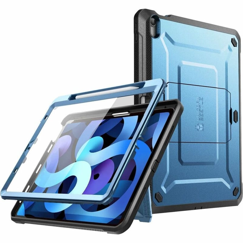 IPAD AIR 4 / 5 UNICORN BEETLE PRO RUGGED KICKSTAND CASE-METALLIC BLUE - Thumbnail 5