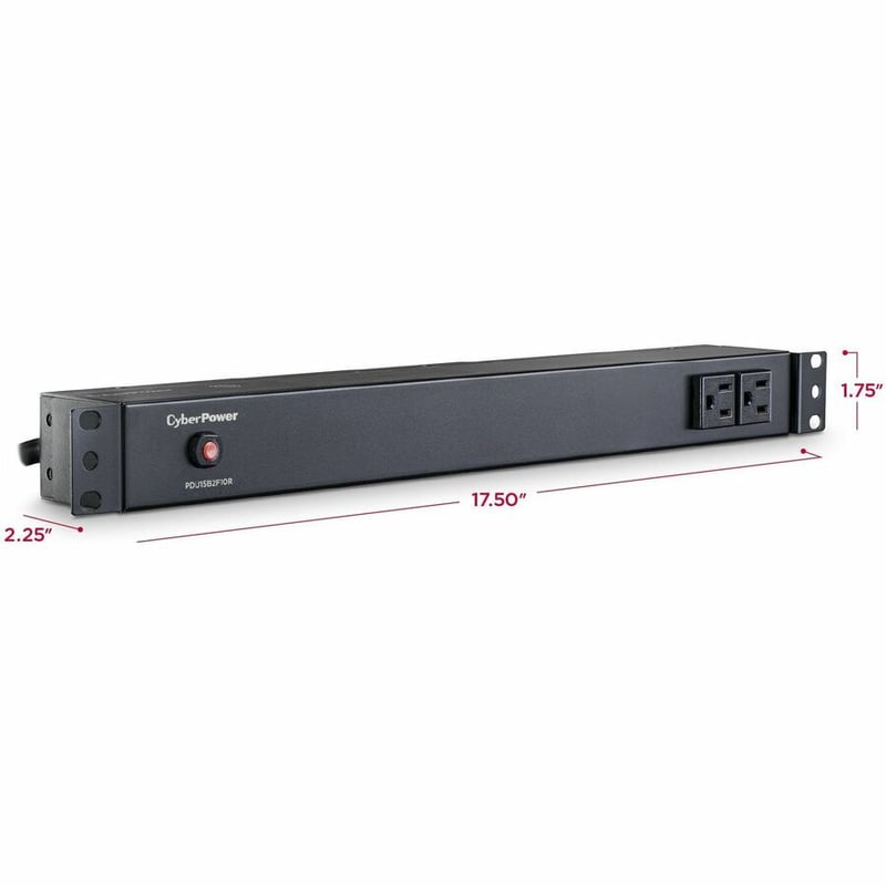 CyberPower PDU15B2F10R 100 - 125 VAC 15A Basic PDU - Thumbnail 3