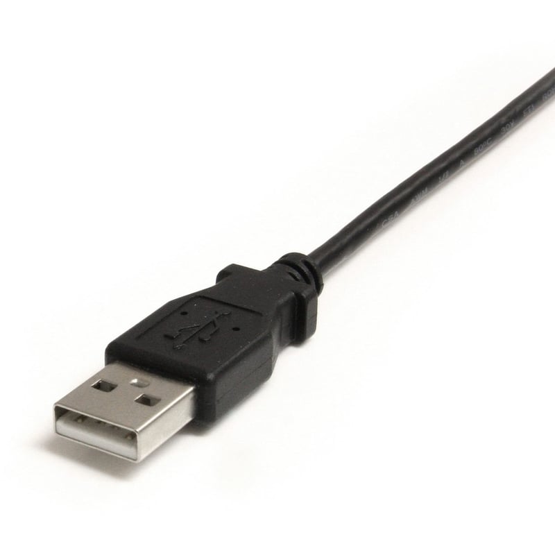 StarTech.com 6 ft Mini USB Cable - A to Right Angle Mini B - Thumbnail 3