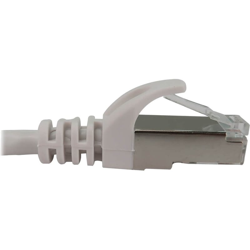 Eaton Tripp Lite Series Cat6a 10G Snagless Shielded Slim STP Ethernet Cable (RJ45 M/M), PoE, White, 5 ft. (1.5 m) - Thumbnail 4