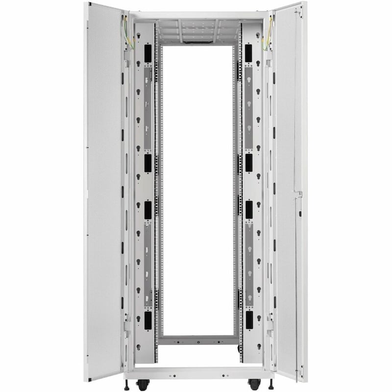48U DEEP EXTRA-WIDE RACK HEAVY-DUTY FOR AI SERVERS WHITE - Thumbnail 4