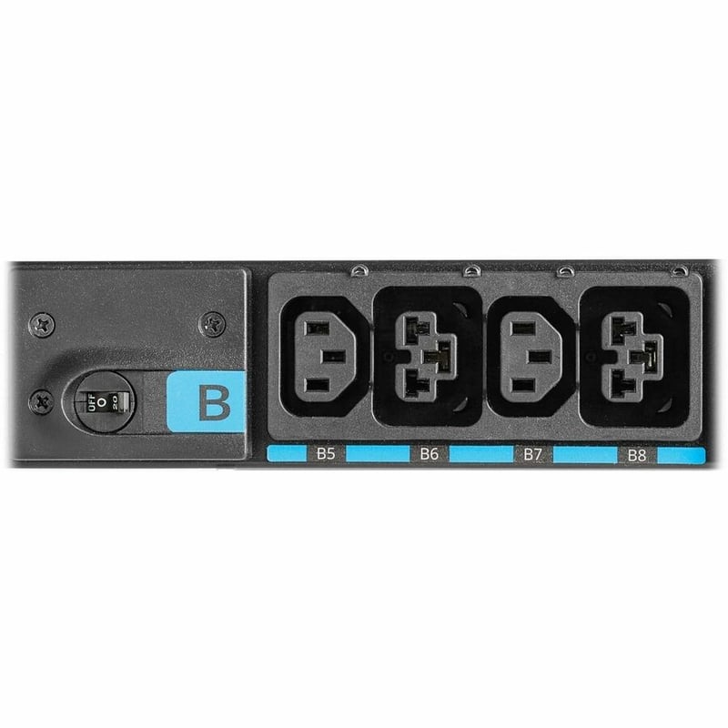 Eaton Metered Outlet Rack PDU G4, 0U, 32U, universal Input, 5-23kW, 15-55A, 200-415V, 24 Outlets (12) C13 (12) C19 - Thumbnail 2