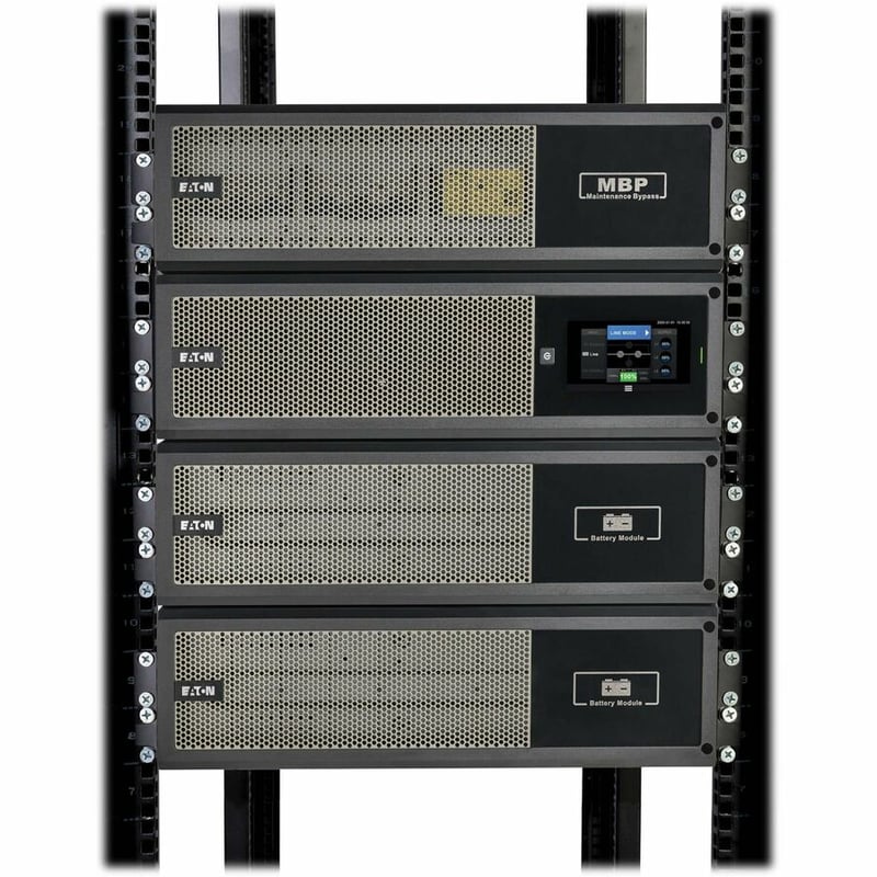 20000VA/W 400V 3PH ONLINE UPS 60A IN/OUT BYPASS CYBERSECURE 12U - Thumbnail 3
