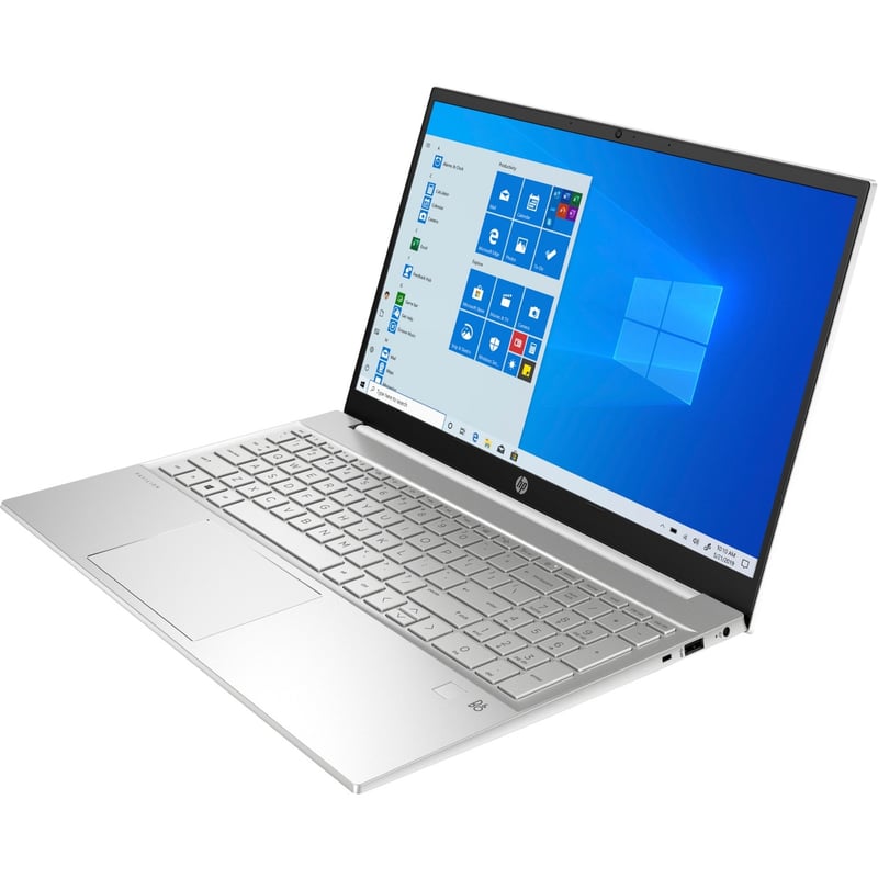 HP Pavilion 15-eg0076nr 15.6" Touchscreen Notebook - Full HD - Intel Core i7 11th Gen i7-1165G7 - 8 GB - 512 GB SSD - Ceramic White - Thumbnail 1