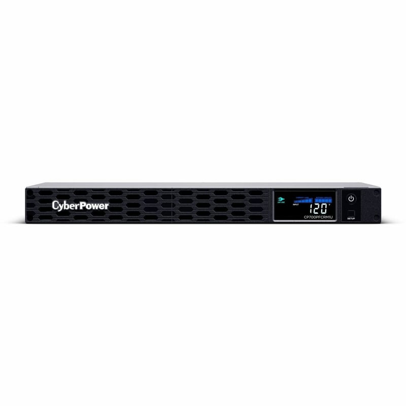 CYBERPOWER CP700PFCRM1U UPS 6 NEMA 5-15R NEMA 5-15P 3 YR WTY - Thumbnail 1