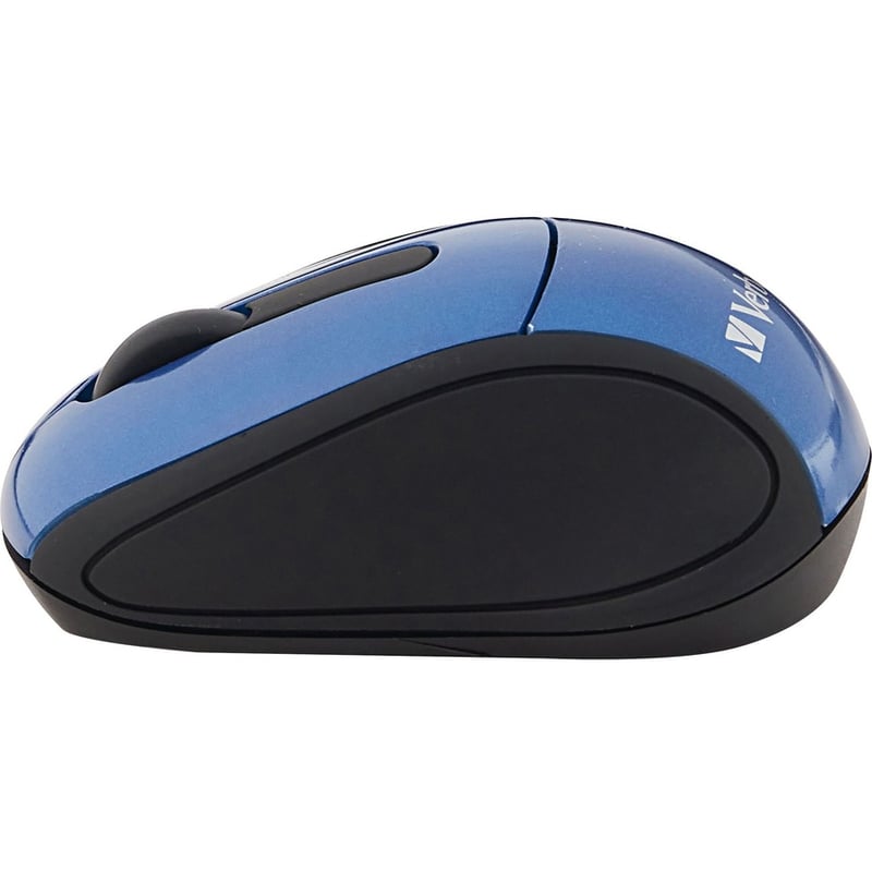 Verbatim Wireless Mini Travel Optical Mouse - Blue - Thumbnail 2