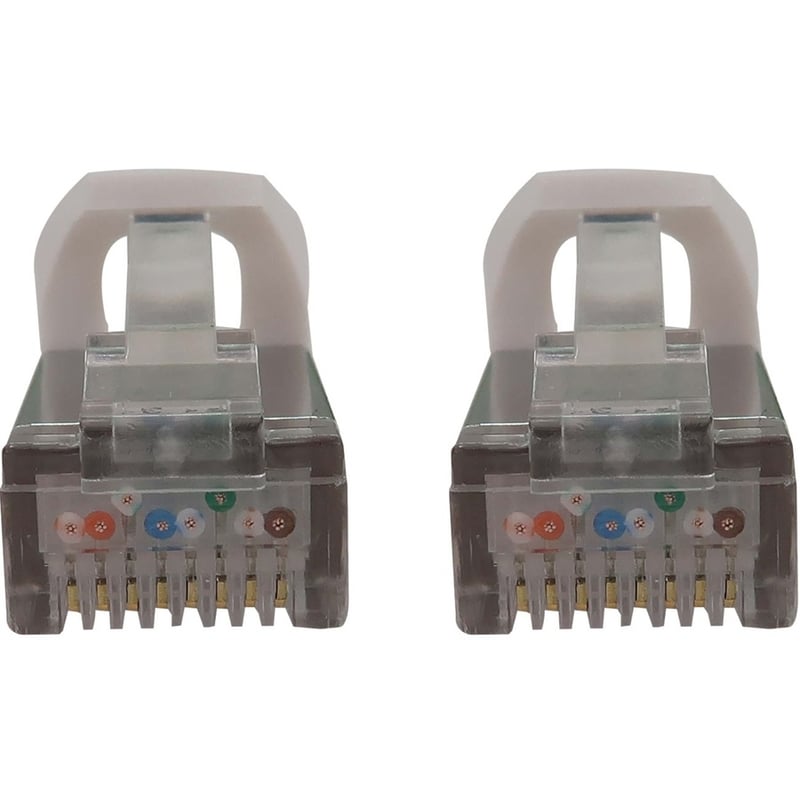 Eaton Tripp Lite Series Cat6a 10G Snagless Shielded Slim STP Ethernet Cable (RJ45 M/M), PoE, White, 1 ft. (0.3 m) - Thumbnail 3