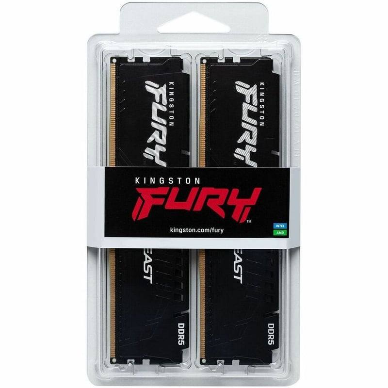 64GB 6000MT/S DDR5 CL30 DIMM (KIT OF 2) FURY BEAST BLACK EXPO - Thumbnail 3