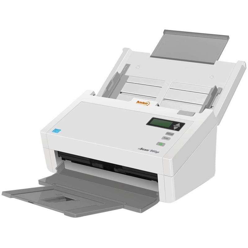 Ambir nScan 960gt Sheetfed Scanner - 600 dpi Optical - Thumbnail 1