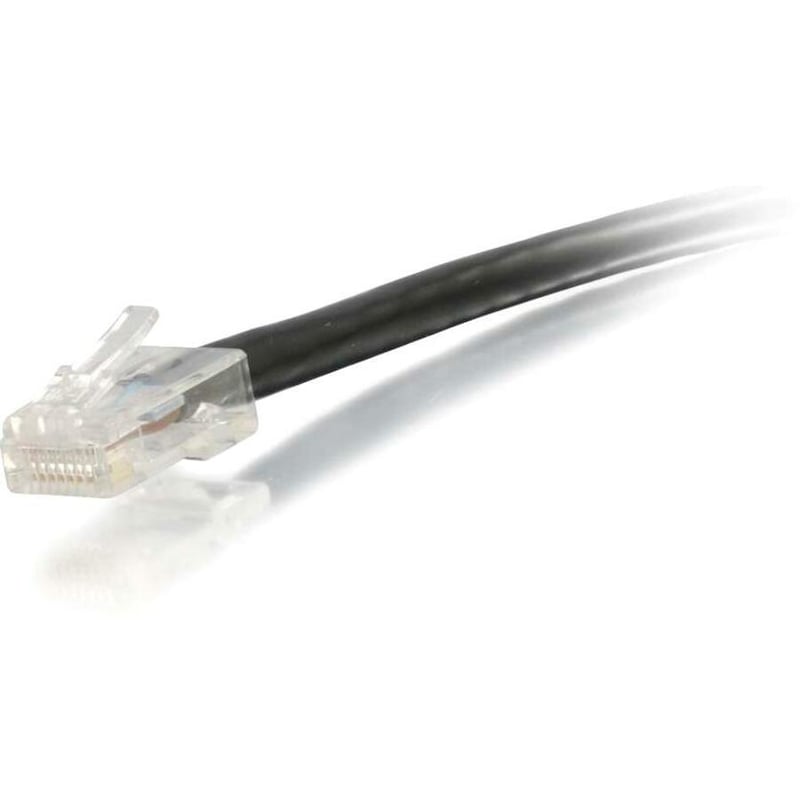 C2G-100ft Cat6 Non-Booted Unshielded (UTP) Network Patch Cable - Black - Thumbnail 1