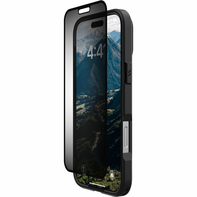 Urban Armor Gear Removable and Reusable Privacy Screen For iPhone 16 Pro Max - Tint Tinted - Thumbnail 3