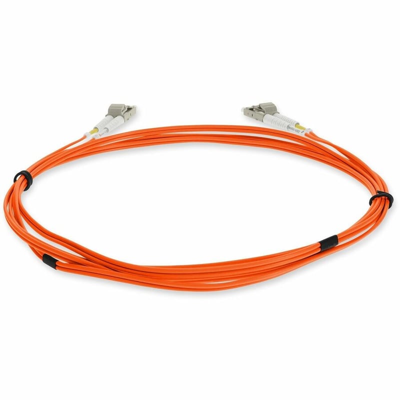 AddOn 7m LC to LC Orange OM3 Duplex OFNR (Riser-Rated) Fiber Patch Cable - Thumbnail 4