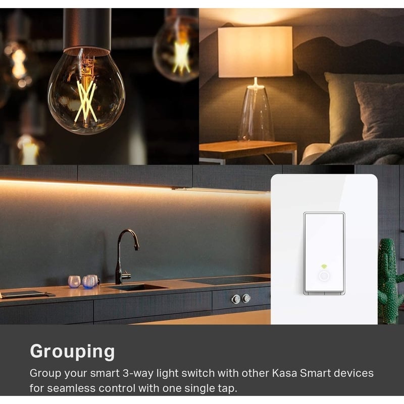 TP-Link Kasa Smart HS210 - Kasa Smart 3 Way Switch - Thumbnail 2
