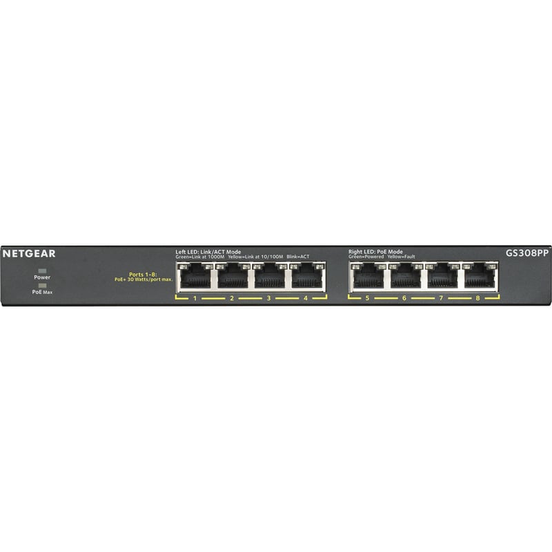 Netgear GS308PP Ethernet Switch - Thumbnail 2