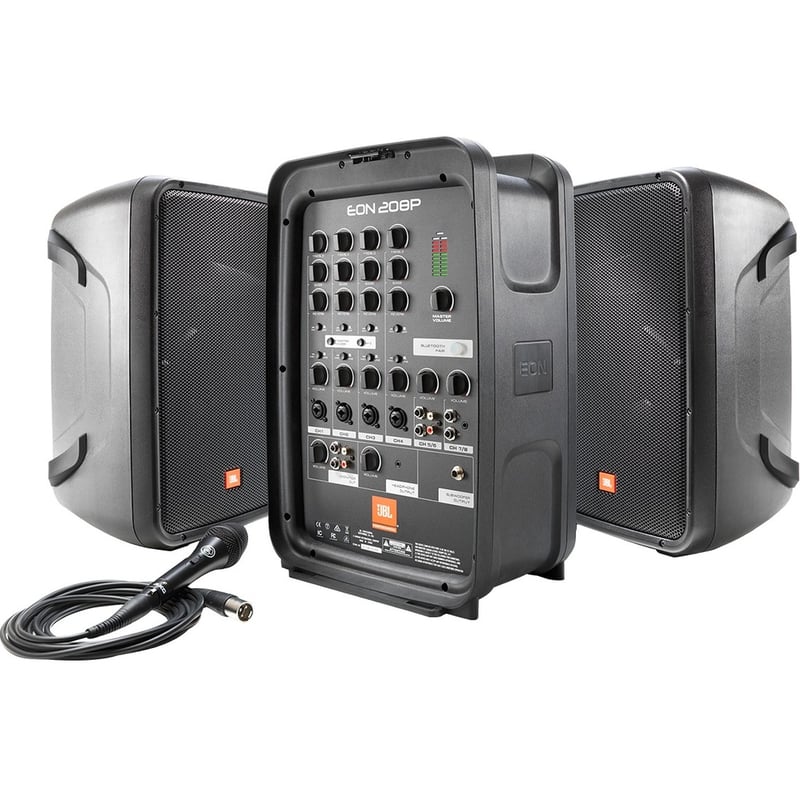 JBL 8" Packaged PA System With 8-channel Integrated Mixer - Thumbnail 1
