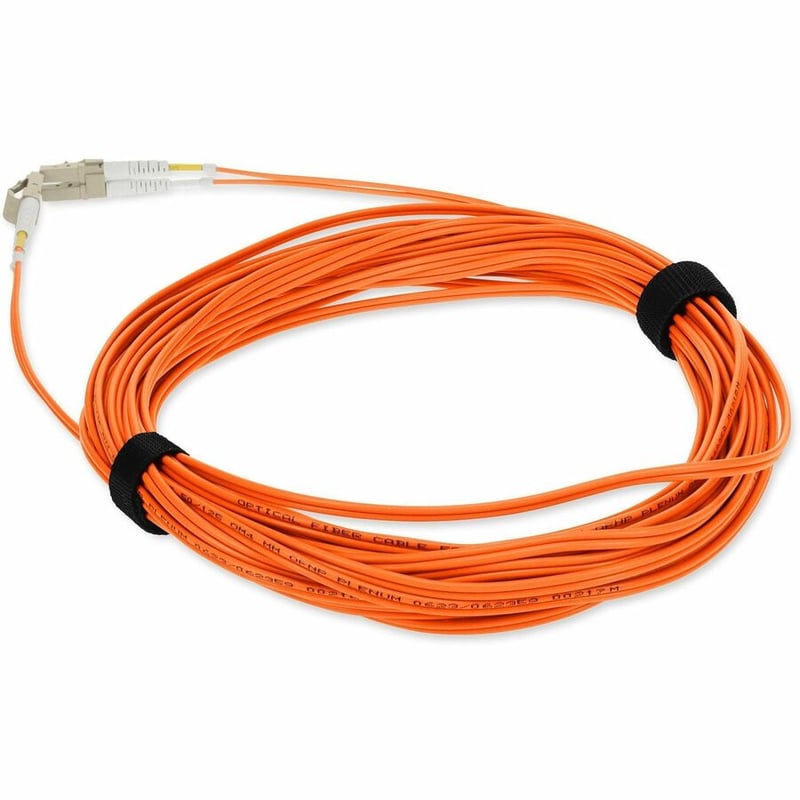 AddOn 5m LC to LC Orange OM4 Duplex OFNP (Plenum-Rated) Fiber Patch Cable - Thumbnail 3