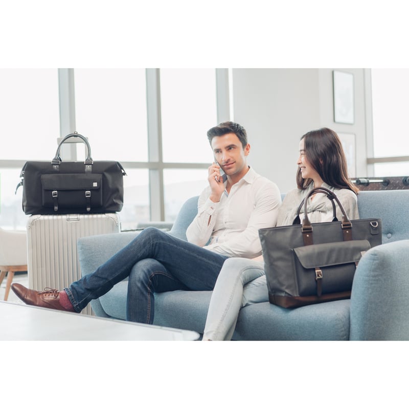 Moshi Costa Carrying Case (Satchel) for 15" Apple iPad Notebook - Granite Gray - Thumbnail 3