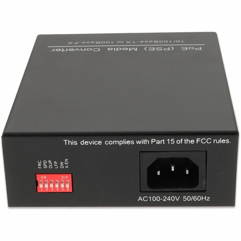 AddOn 10/100Base-TX(RJ-45) to 100Base-BXD(ST) BiDi SMF 1550nm/1310nm 20km POE Media Converter - Thumbnail 4
