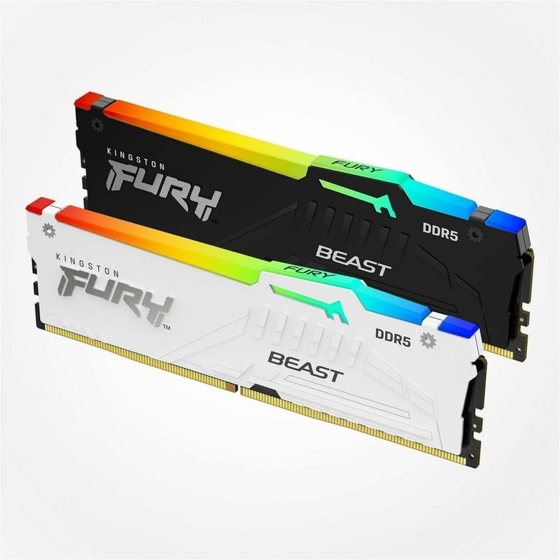 16GB 6800MT/S DDR5 CL34 DIMM FURY BEAST WHITE RGB EXPO - Thumbnail 5