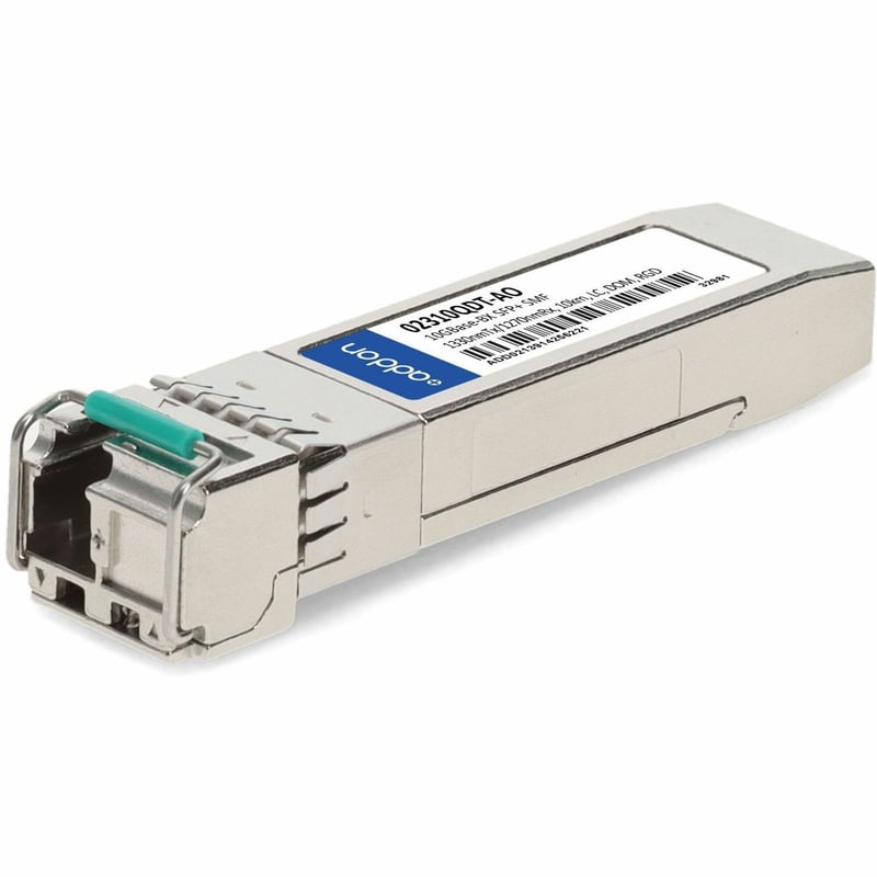 AddOn Huawei&reg; 02310QDT Compatible TAA 10GBase-BX SFP+ Transceiver (SMF, 1330nmTx/1270nmRx, 10km, LC, DOM, -40 to 85C) - Thumbnail 1
