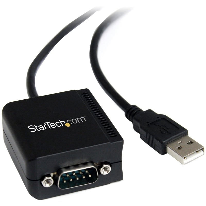 StarTech.com USB to Serial Adapter - Optical Isolation - USB Powered - FTDI USB to Serial Adapter - USB to RS232 Adapter Cable - Thumbnail 1