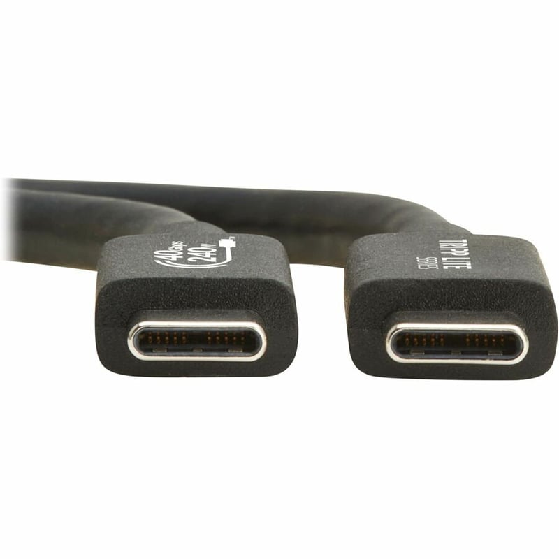 USB4 40GBPS CABLE M/M - USB-C 8K60HZ 240W PD CHARGING BLACK 1.2M - Thumbnail 3