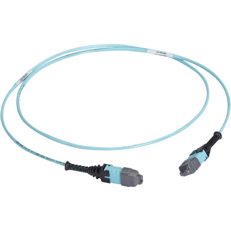 Black Box MTP OM3 Fiber Optic Trunk Cable - Plenum, 24-Strand, Straight-Pinned - Thumbnail 1