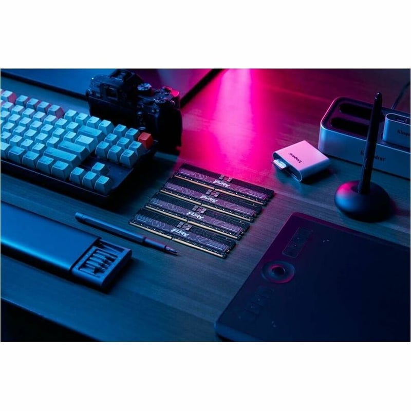 Kingston 128GB (8 x 16GB) DDR5 5600MT/s CL28 FURY Renegade Pro RDIMM Black EXPO - Thumbnail 2