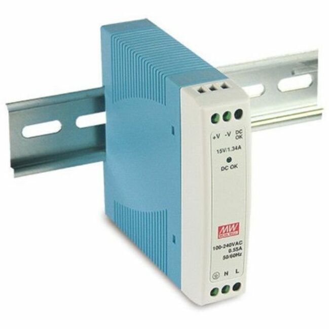 Vivotek 10W Single Output Industrial DIN Rail Power Supply - Thumbnail 2