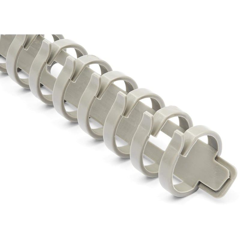 StarTech.com Cable Management Raceway Spine Vertebrae 3/4"(20mm)W x 1/2"(14mm)H, 20"(0.5m) length, Network Cord Hider/Wire Duct, UL Listed - Thumbnail 3