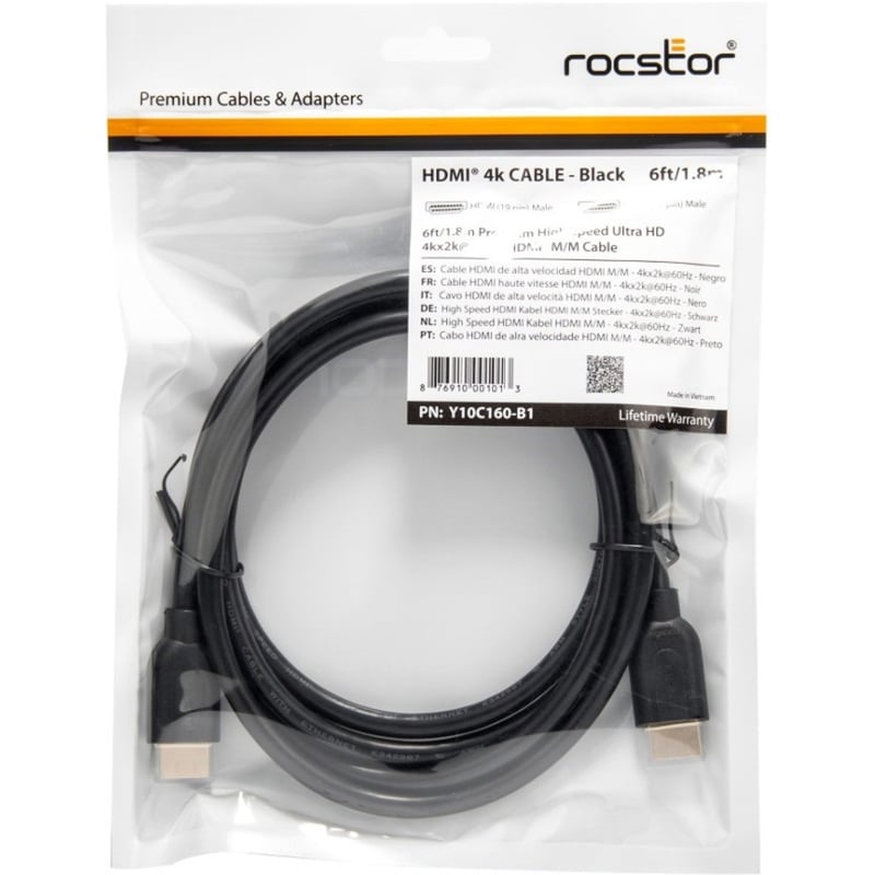 Rocstor HDMI Audio/Video Cable (3-Pack) - Thumbnail 3