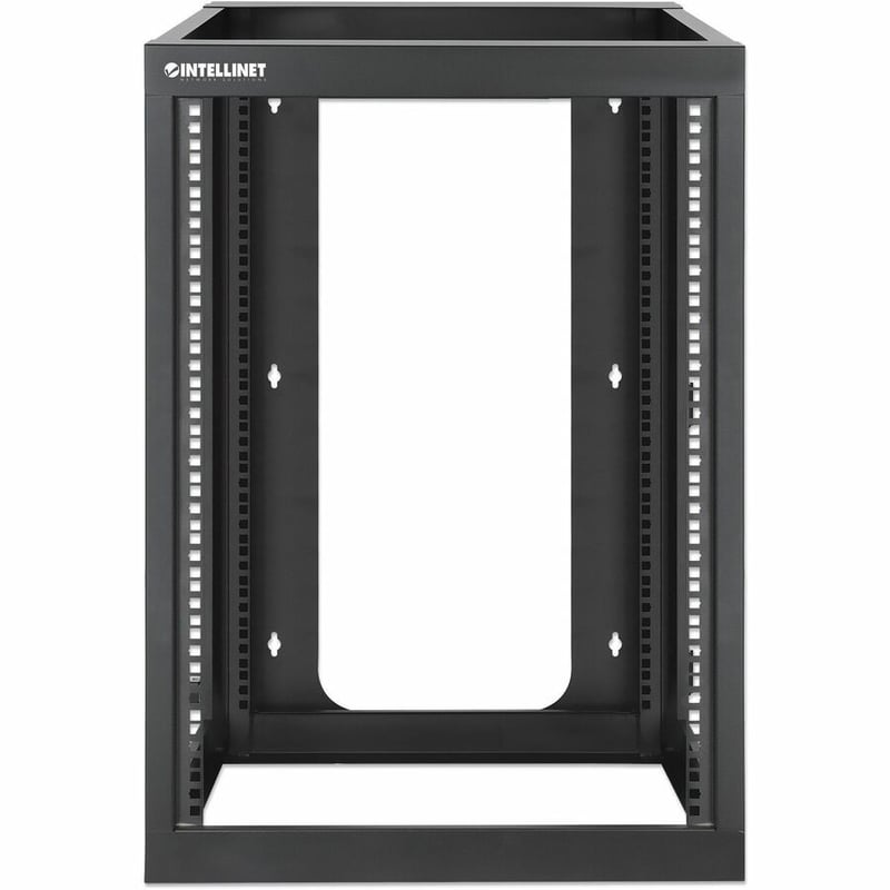 19 IN. WALL MOUNT 4-POST OPEN FRAME NETWORK RACK, 15U - Thumbnail 3
