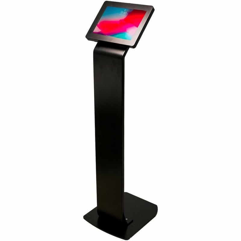 CTA Digital Premium Large Locking Floor Stand Kiosk (Black) - Thumbnail 2