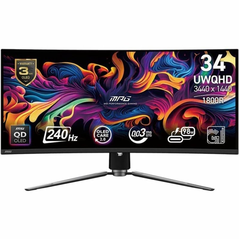 MPG 341CQPX QD-OLED 34IN QD-OLED 3440 X 1440 (UWQHD) ADAPTIVE SYNC TRUE BLACK HD - Thumbnail 4