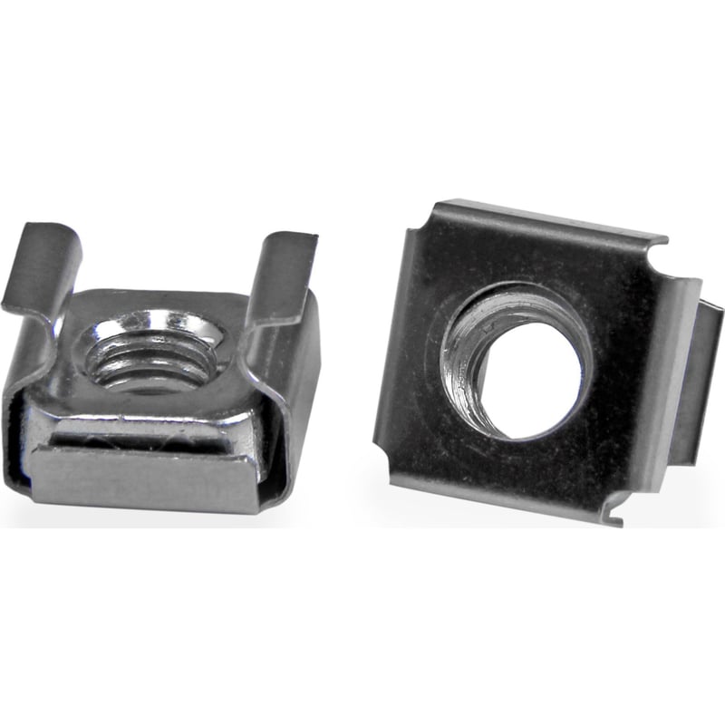 StarTech.com 50 Pkg M6 Cage Nuts for Server Rack Cabinet - Thumbnail 1