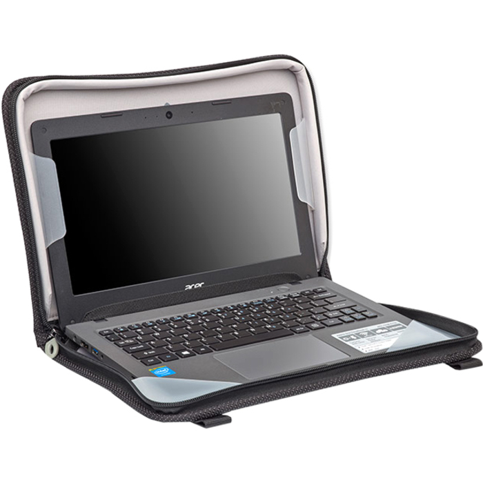 Brenthaven Tred 2701 Carrying Case (Folio) for 13" Notebook - Black - Thumbnail 2