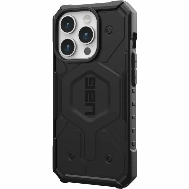 Urban Armor Gear Pathfinder iPhone 15 Pro Case - Black - Thumbnail 3