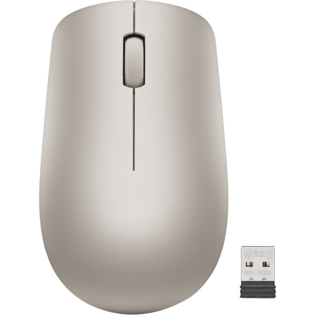 Lenovo 530 Wireless Mouse (Almond) - Thumbnail 1