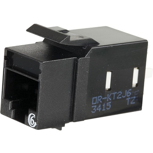 KT2 KS CAT6 JACK 25 PKBLK